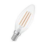 Ledvance Classic LED E14 Kerze Fadenlampe Klar 3.8W 806lm - 827 Extra Warmweiß | Ersatz Für 60W