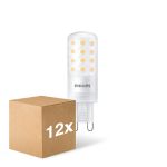 Mehrfachpackung 12x Philips CorePro LED Capsule G9 Matt 4W 480lm - 827 Extra Warmweiß | Dimmbar - Ersatz Für 40W