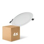 Mehrfachpackung 4x Ledvance LED Downlight Value DN181 17W 1400lm 110D - 840 Kaltweiß | 192mm 