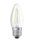 Ledvance Classic LED E27 Kerze Fadenlampe Klar 4.8W 470lm - 827 Extra Warmweiß | Dimmbar - Ersatz für 40W