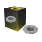 Bodenstrahler Tiziano Aluminium Silber 1W 50lm - 827 Extra Warmweiß 