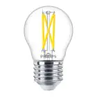 Philips MASTER LED Lustre E27 Kugel Fadenlampe Klar 2.5W 340lm - 922-927 Dim To Warm | Höchste Farbwiedergabe - Dimmbar - Ersatz Für 25W
